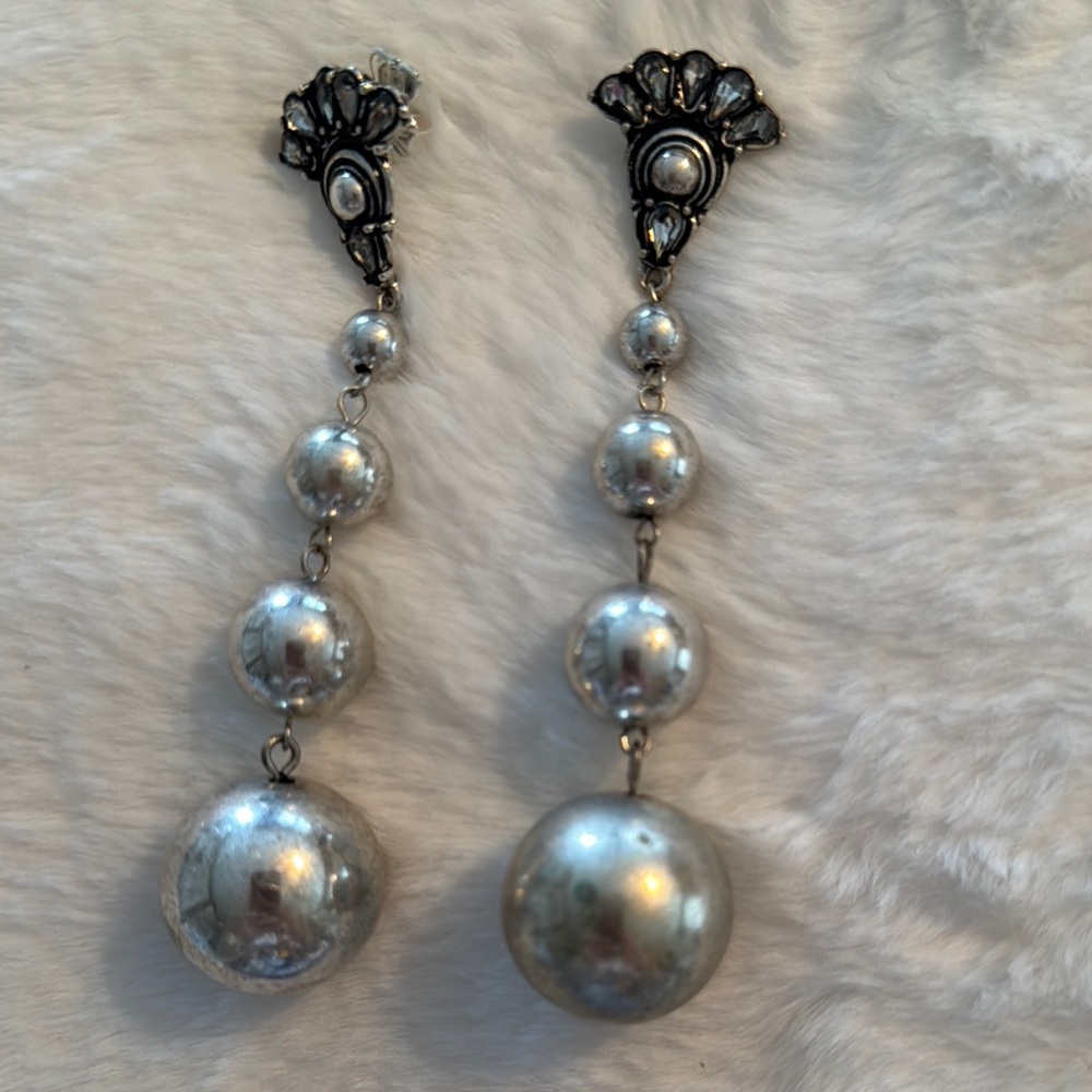 Elegant Silver Dangle Earrings